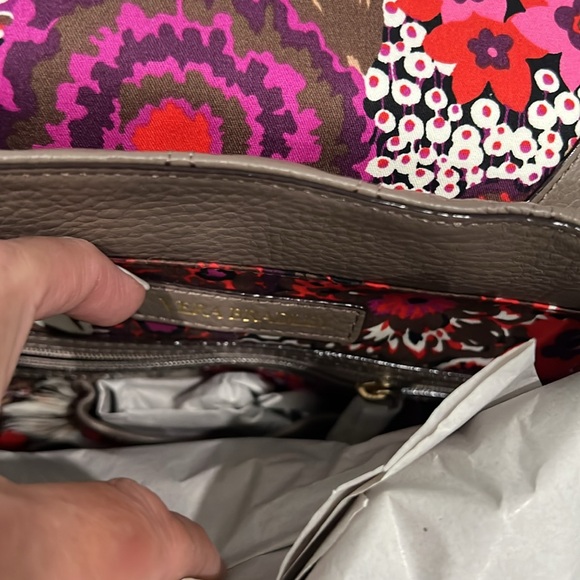 Vera Bradley Quilted Amy Backpack Black Genuine Leather - Picture 8 of 14